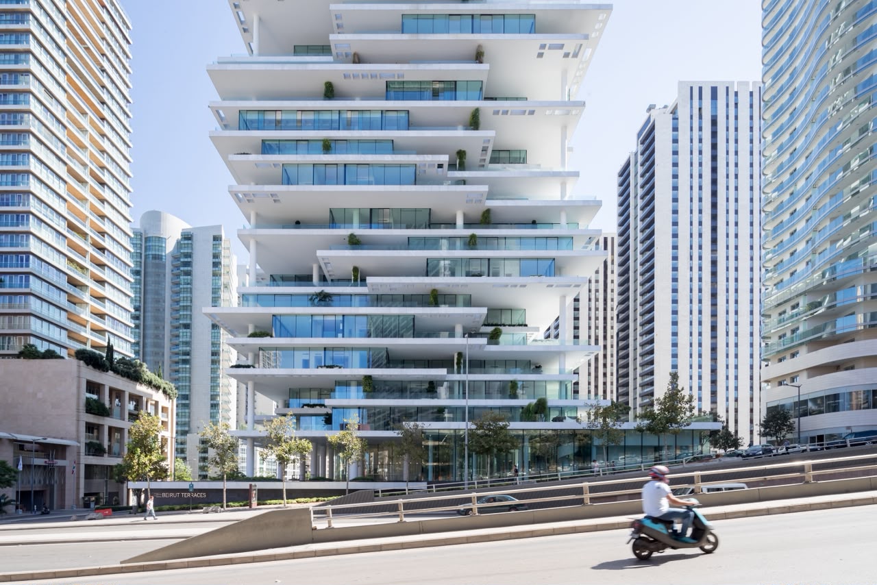 Modern city buildings representing Rimco's construction mission